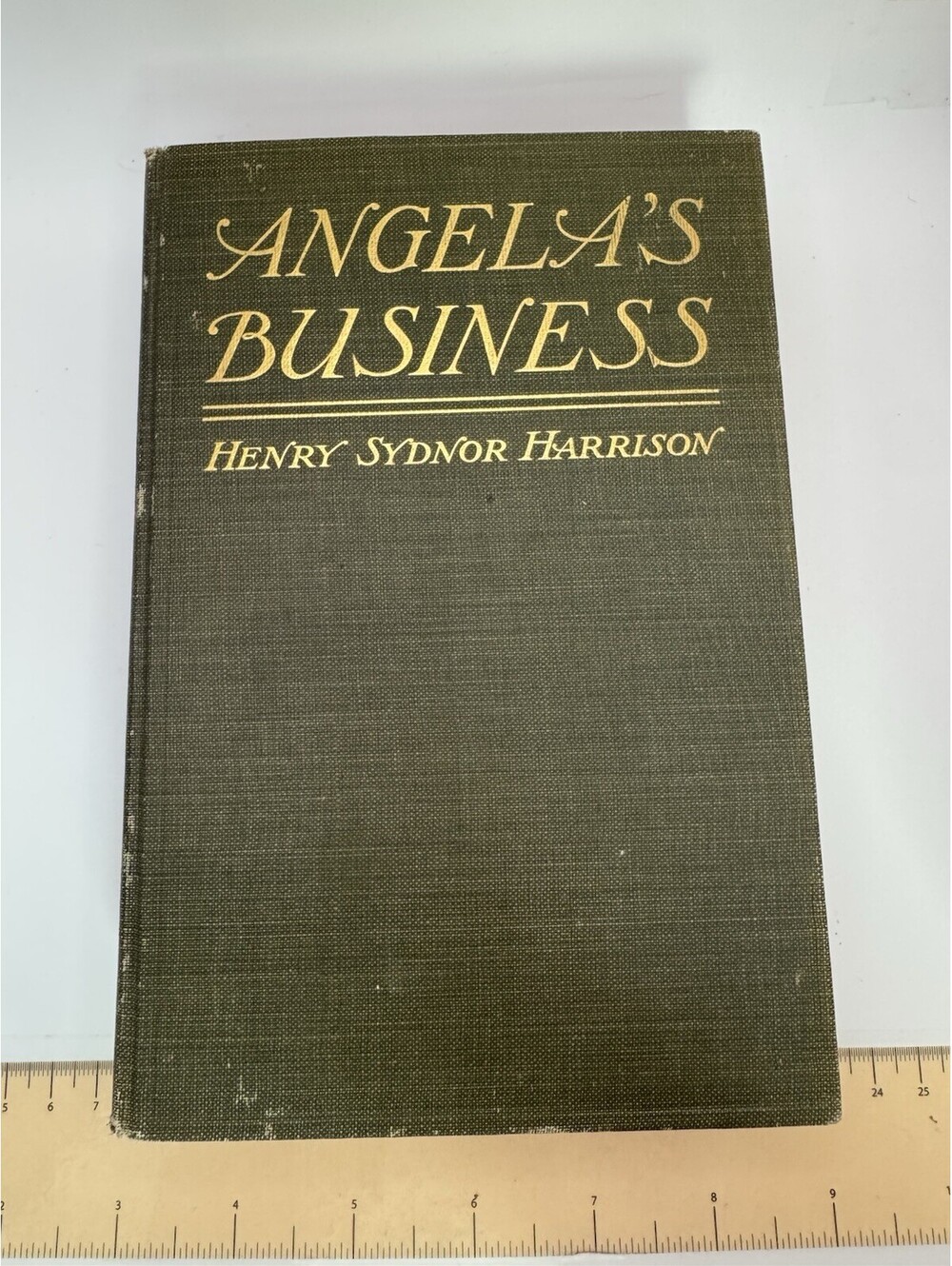 Angela's Business Henry Sydnor Harrison illustrator Frederic Gruger  1915 HC
